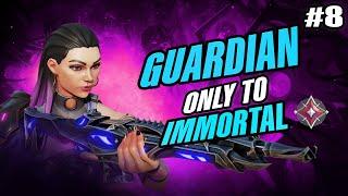 Guardian only to Immortal Grind Day #8 | Main Immortal 3 , Valorant Ranked live stream