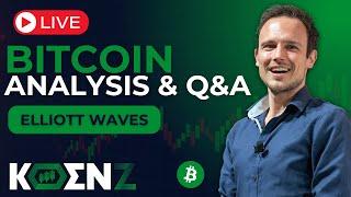 Bitcoin Technical Analysis | Elliott Waves | Chatting & Q&A | Trading Psychology