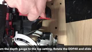 Mafell DDF40 - Replacing the drill bits.