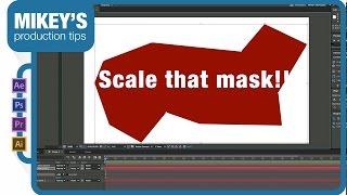 Scaling a mask in After Effects