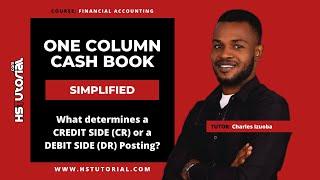 Single Column Cash Book