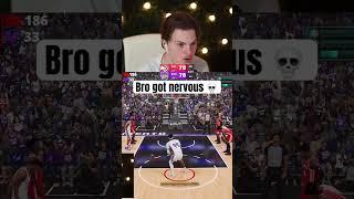 Bro got nervous  #nba2k23 #2k #bestbuild2k23 #2k23 #nba2k #spida #xospida #nba2kmycareer