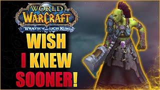 Settings I Wish I knew About Sooner WOTLK CLASSIC! Hidden Settings For  A Better Experience!