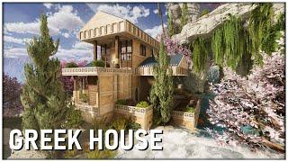 Ark Survival Ascended: A Greek House Base Design