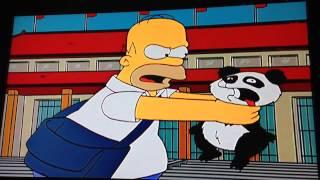 Homer and panda