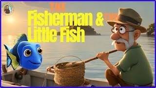 The Fisherman & the Little Fish/Bedtime stories/ Moral & animated in English/@EnglishFairyTales