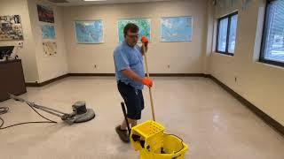 3m pad stripping vct floor @mrjeffthecustodian