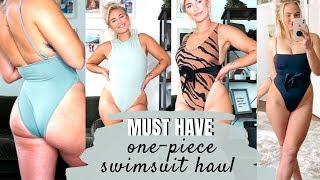 MUST HAVE One Piece Swimsuit's of 2019: TRY ON HAUL