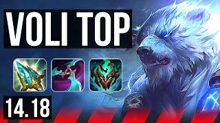 VOLIBEAR vs TRUNDLE (TOP) | 15/2/8, Legendary, 42k DMG, 800+ games | NA Diamond | 14.18