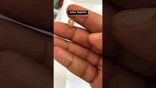 Original Yellow Sapphire  Pukraj stone #gemstone #viral