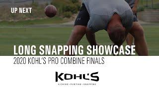 2020 Pro Combine | Long Snapping Showcase | Kohl's Snapping Camps