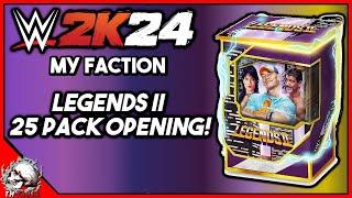 LEGENDS II 25 PACK OPENING! WWE 2K24 MyFaction