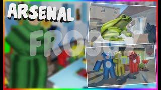 Как получить секретный скин лягушки в Arsenal ROBLOX I Секретный скин froggy в Arsenal ROBLOX I