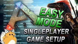 ARK Singleplayer EASY MODE Settings Setup 2022 Guide Tutorial (PC XBOX PS4 / ALL Maps!)