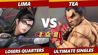 Cirque 4 TOP 8 - Lima (Bayonetta) Vs. Tea (Kazuya) Smash Ultimate - SSBU