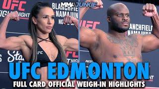 UFC Fight Night 246 Weigh-In Highlights: Everyone On Point in 34 Minutes | UFC Edmonton