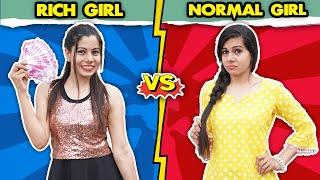 Rich Girl Vs Normal Girl | Sanjhalika Vlog