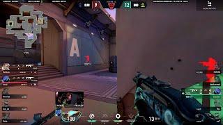 M80 Zander 1v2 Clutch to WIN First Map Against Galorys | VCT Ascension Americas 2024