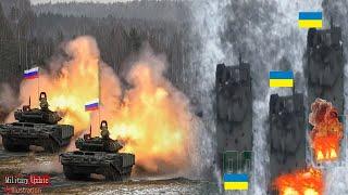 Panic Moment: Russian Tanks and Artillery ambush Tanks and combat vehicles