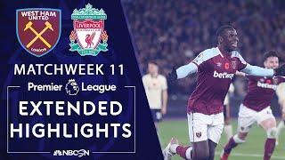 West Ham United v. Liverpool | PREMIER LEAGUE HIGHLIGHTS | 11/7/2021 | NBC Sports