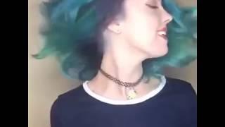 Blue Fashion Color Hair With Brazilian Bond Builder
