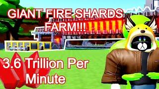 BLOCK TYCOON SPEEDRUN! LIFE 28! Using Giant Fire Shard Farm! 3.6 Tril Per Minute! (BLOCK TYCOON)