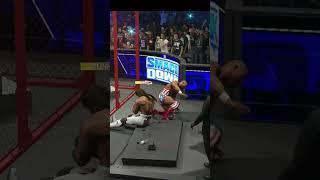 WWE HELL IN A CELL Курт Энгл прыжок с клетки на Шона Майклза  #wwe #реслинг  #2k24 #kurtangle