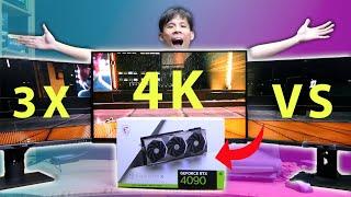 The MOST Powerful GPU vs Triple 4K Gaming - Who Will WIN?