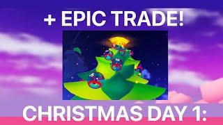 Come with me and complete Christmas Day 1! + *EPIC* Trade! Dragon adventures!