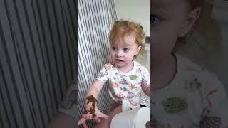 Trying the poop prank on my toddler #toddler #comedy #funny #viral #shorts