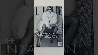 Lindsay Lohan cover Elle magazine summer 2025 #lindsaylohan #elle #magazine #fashion