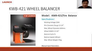 Launch KWB-421 Wheel Balancer | Launch Tech Macedonia