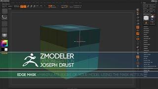 ZBrush ZModeler Edge Actions - Edge Mask