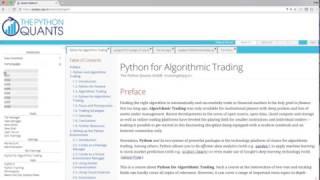 Python for Algorithmic Trading Course