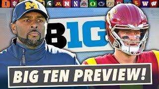 2024 Big Ten Preview: Contender Tiers & Big Storylines