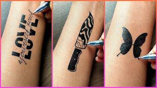 Wow ️️️ Three best tattoo idea for boys and girls...............#tattoo #art #drawing #diytattoo