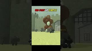 BIG FOOT VS A WHOLE CASTLE?  #roblox #deadrails