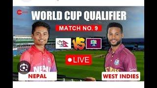 West Indies VS Nepal / WI VS NPL / World Cup Qualifier 2023