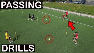 ️4 ADVANCED PASSING DRILLS FOR TEAM TRAINING & SMALL GROUPS FOR FOOTBALL | SOCCER | Joner Football