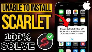 Unable to Install Scarlet on iPhone/iPad (iOS 18) Fix!