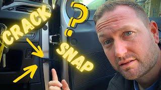 Car Door Making Cracking Noise - Door Check Strap Fix