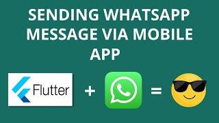 Integrate WhatsApp with Flutter App | In Hindi | Click to Chat