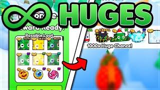 How to Farm INFINITE CHRISTMAS HUGES in Pet Simulator 99!