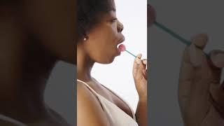 Amazing naked lady enjoying the lollipop  #shorts