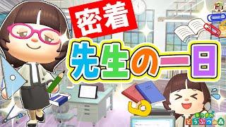 【あつ森】小学校の先生一日ルーティン【あつまれどうぶつの森】ゆっきーGAMEわーるど