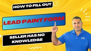 Lead Paint - How to fill out the lead paint disclosure 1978 form without getting a $77,000 fine!