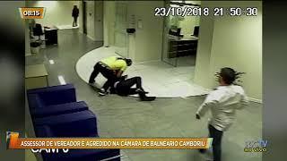 Assessor de vereador é agredido na Câmara Municipal de Balneário Camboriú