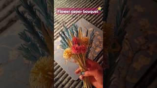 Flower paper bouquet #diy #art #papercraft #paper #quilling #flowers #bouquet #craft #craftideas