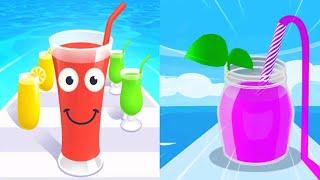 Juice Run VS Fruits Juice Runner - Gameplay Walkthrough Android iOS