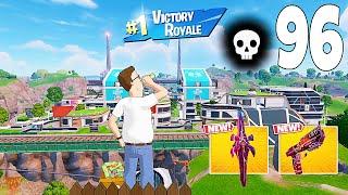 96 Elimination Solo Vs Squads "Zero Build" Gameplay Wins (NEW Fortnite Chapter 6 PC)